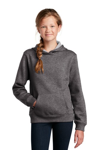 Sport-Tek YST254 Youth Updated Fit Long Sleeve Pullover Hoodie Sweatshirt - Picture 22 of 58