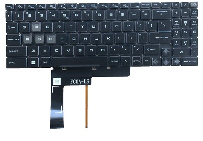 New Blue backlit US keyboard for MSI Katana 17 B12VEK B12VFK B12VGK B13VEK