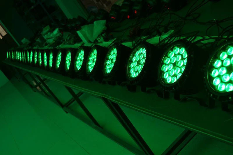 DJ Disco Wash Wedding Event Dj Disco LED Stage Light 18x10W RGBW LED Par Uplight - Image 2 of 4