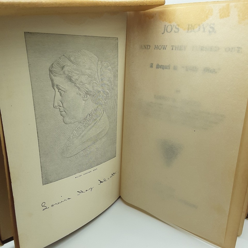 Antiquarian book 1909 JO'S BOYS Louisa Alcott Little Brown Co Sequel