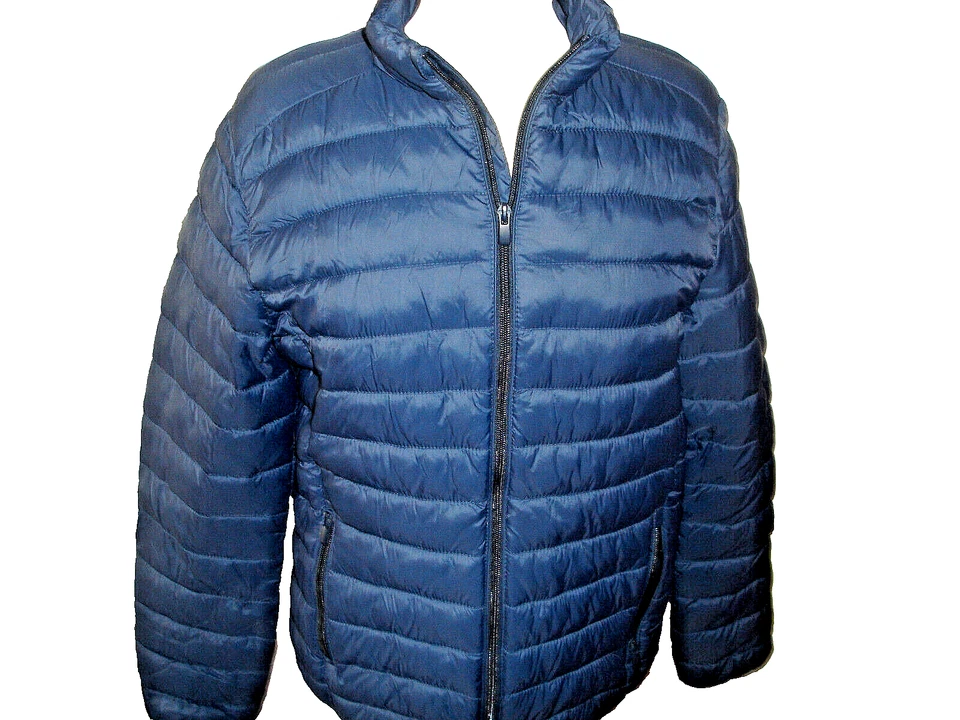 Orig. USA C+A Herren Winterjacke Daunen Steppjacke Blau NEU S UNI Daunenjacke - Bild 3 von 3