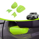 Rear Mirror Base Cover Trim Decoration for Jeep Gladiator JT JL 18+ Light Green