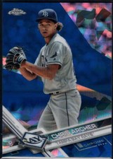 Chris Archer 2017 Topps Chrome Sapphire Edition #326 /250 Rays 