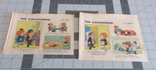 Lot of 2 The Lockhorns by Bill Hoest Clipped Strips from Sunday comics 1981