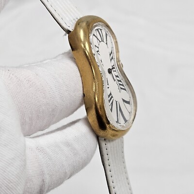 Vintage Salvador Dali Exaequo Softwatch Gold Plated Quartz