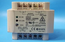 POWER SUPPLY ,S82K-03005, OMRON, 100-240VAC, 5V, 5A