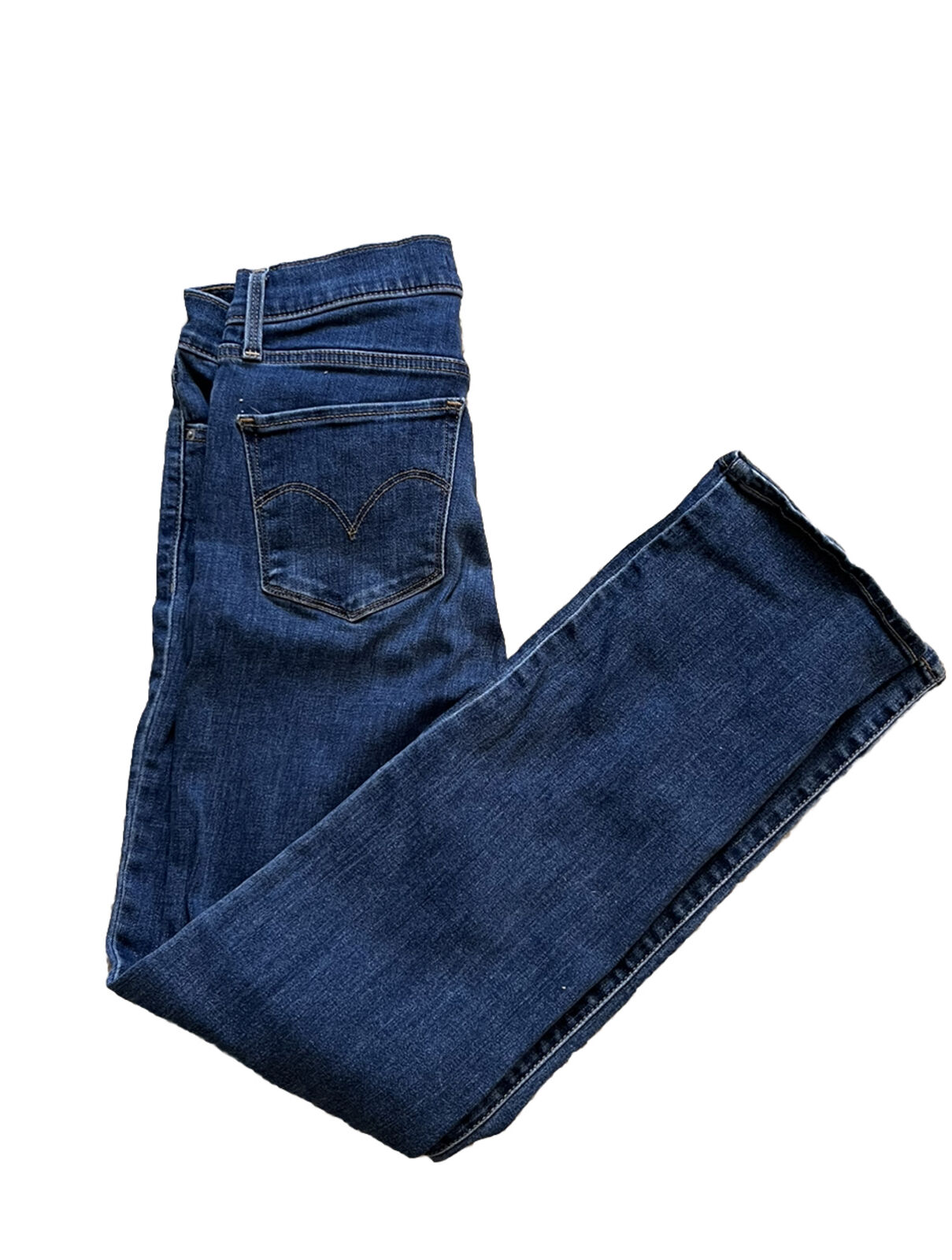 514 Levis Shaping Straight Blue Stretch Jean Sz 4 - image 4