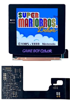 Game Boy Color FunnyPlaying Q5 2.0 Laminated IPS Kit NO SOLDER Gameboy Color GBC