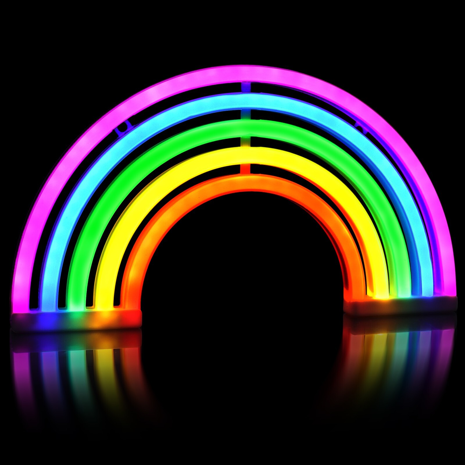 Colourful Rainbow LED Neon Light Stand Wall Bar Lamp Home Nursery