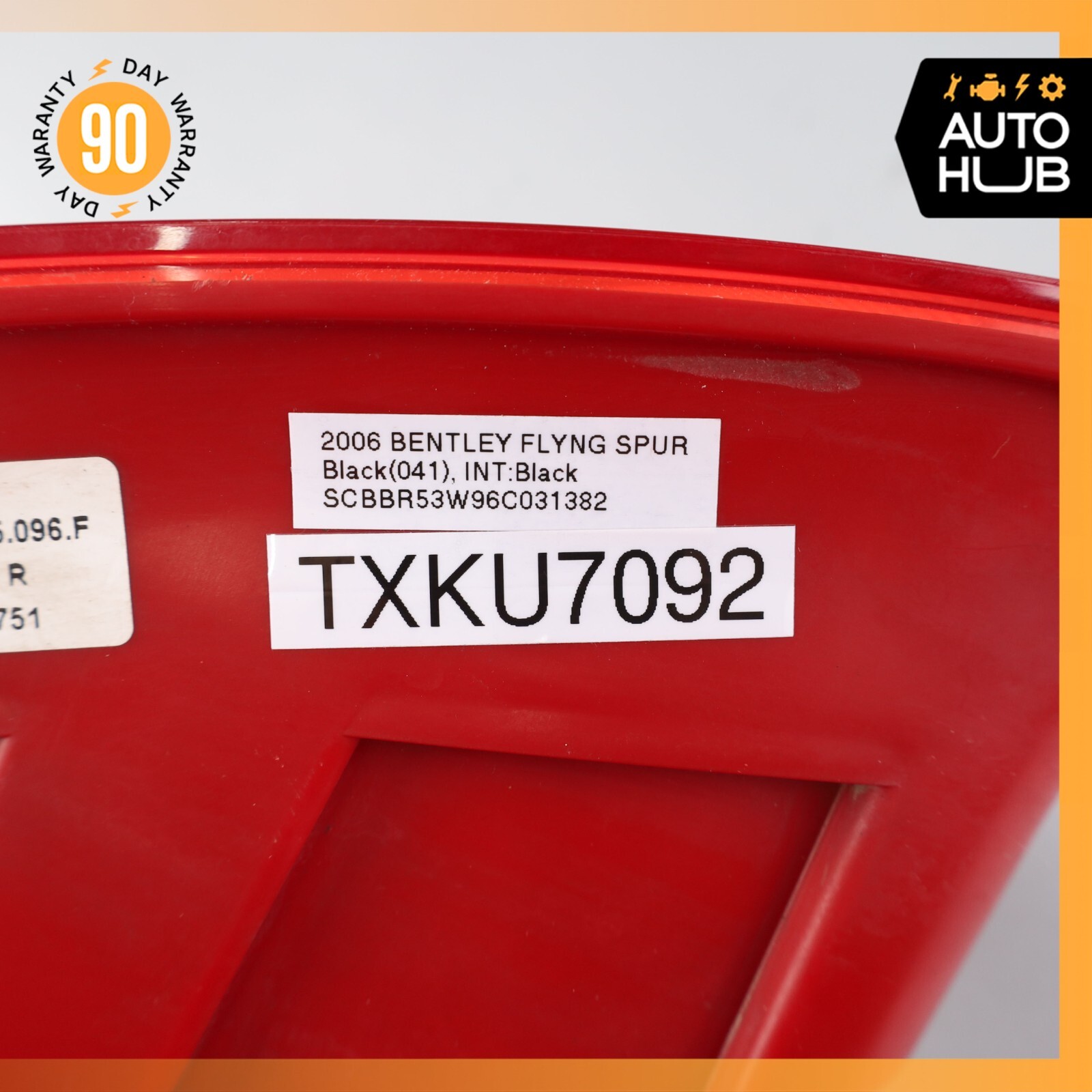 06-13 Bentley Continental Flying Spur Right Side Tail Light Lamp OEM 78k