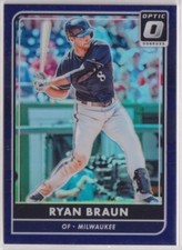 2016 Donruss Optic Purple #135 Ryan Braun