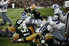 DI669 Bart Starr Green Bay Packers Ice Bowl TD 8x10 11x14 16x20 Colorized Photo