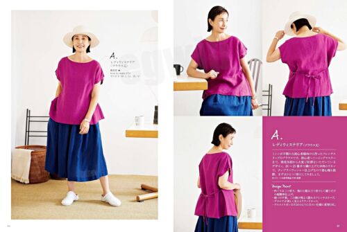 Kyoko Maruyama's Simple Sewing Clothes Sewing Book for Women. w/Pattern Japanese - Picture 17 of 23