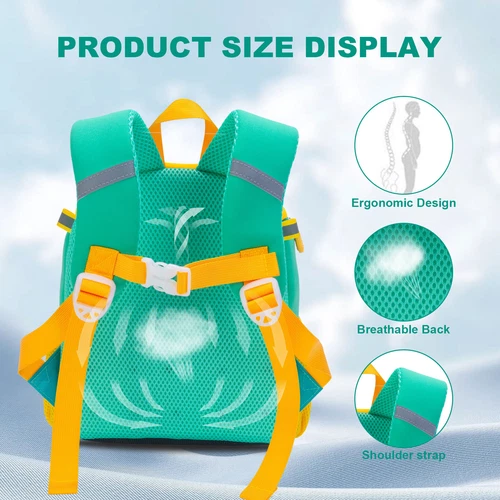 3-7 Years Old Kids Toddler Harness Backpack Leash Schoolbag with Anti-Lost Bag - Picture 16 of 48