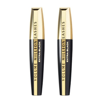 PACK OF 2 L'Oréal Paris Volume Million Lashes Mascara Extra Black