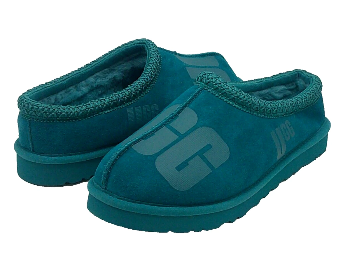 UGG BLUE DUNE SLIP-ON SUEDE/ SHEEPSKIN COMFORT SLIPPERS, Men’s Size 14 UGG Blue Slippers Men main image 3