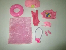 Barbie💖Clothes-Swim-Swim Ring-Camera-Phone-Hat-Accessories-Lot L47