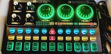 LiveStreaMixer SoundCard Out/Input AUX/C MultEffect SoundModes WIRELESSkeyboard