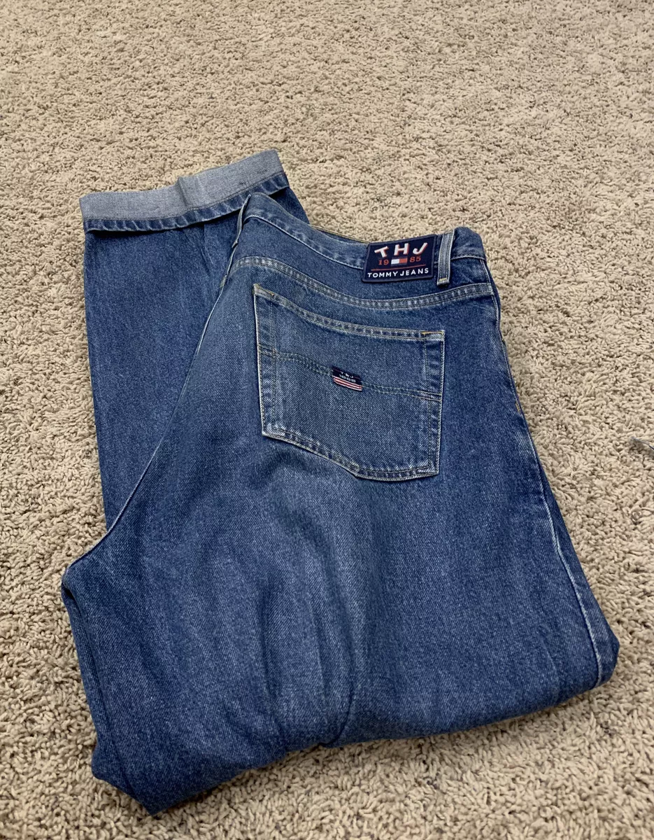 Tommy Hilfiger Vintage Blue Denim Jeans Since Measures: 42x32 | eBay