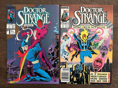 DOCTOR STRANGE #1 and #2 (Marvel Comics) - Sorcerer Supreme - 1988 (3rd Series)