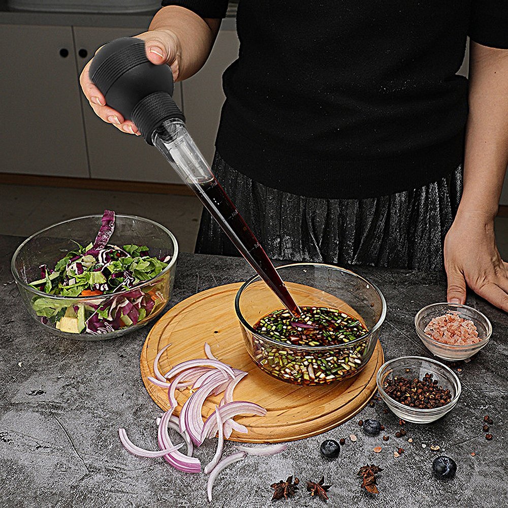 Turkey Baster 30ml Chicken Baster BBQ Oil Pipe Fresh Food Syringe Suck