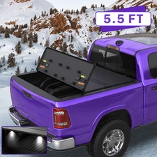 5.5FT Hard Tonneau Cover For 2015-24 Ford F-150 Truck TRI-FOLD W/ Hardware