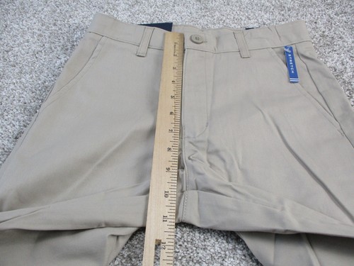 Nautica Shorts Unisex 16 Khaki Adjustable Waist with Stretch School Uniform NWT - Picture 3 of 7