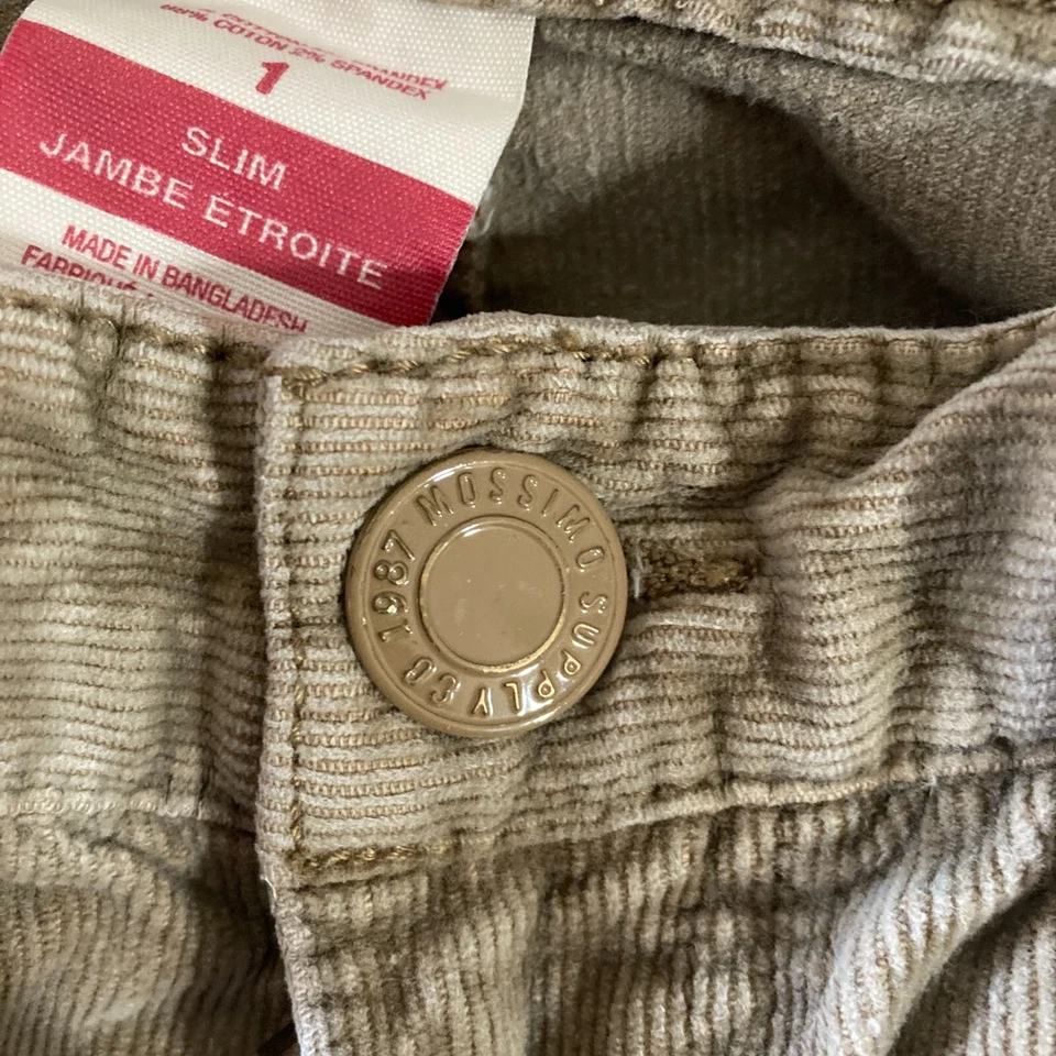 Mossimo Supply Company Pants Womens Size 1 Corduroy Brown - Image 3 of 4