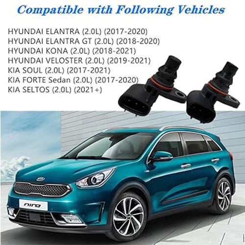 OEM 2Pcs Camshaft Position Sensor For Hyundai Elantra 2017-2020 2.0L Engine US - Picture 1 of 11