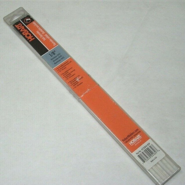 Hobart Aluminum Stick 4043 Electrodes Rods DC 1/8in X 14in Welding