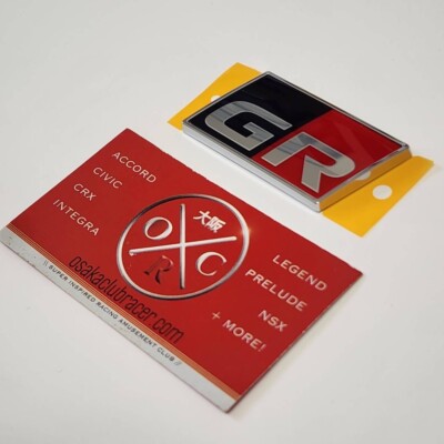 New Genuine OEM Toyota GR Rear Emblem Badge Trunk Logo JDM 75441