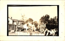 RPPC Parade Float Horse Drawn Postcard Circa 1920s - 40s Real Photo