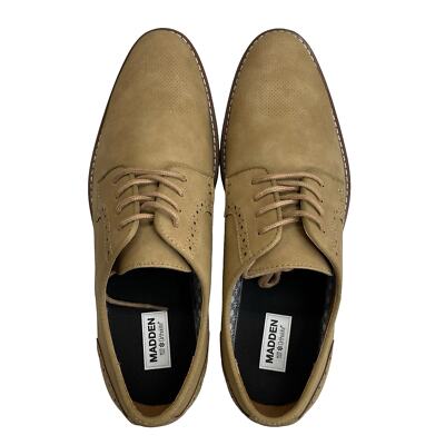 Madden Mens Dress Shoes Taupe Suede Size 11.5 Madden NYC Men main image 3