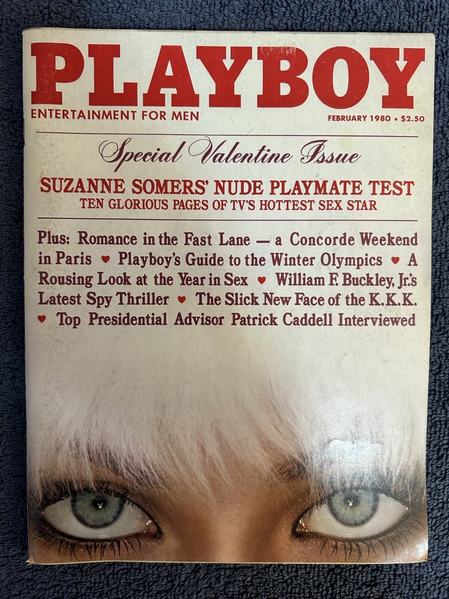Playboy Magazine, February 1980 Suzanne Somers, Valentines Issue