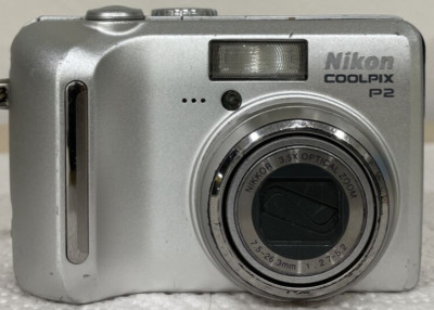 Nikon Coolpix P2 5.1MP Digital Camera - UNTESTED, PLEASE READ | eBay