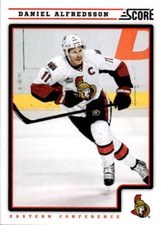 2012-13 Score Daniel Alfredsson #326 Ottawa Senators