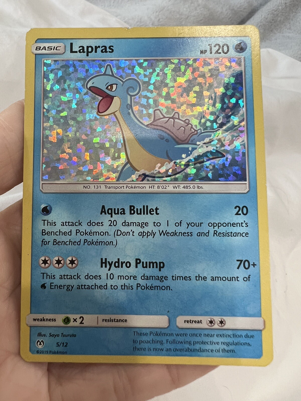 1x Lapras - 5/12 - McDonald's Promo 2019 Pokemon McDonald's Promos