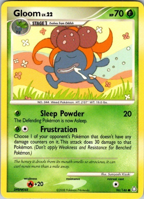 Gloom 96/146 Common Legends Awakened Pokemon Damaged