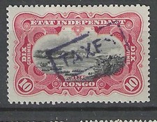 BELGIAN CONGO - CONGO BELGE 1908 TAXES TX2 MH