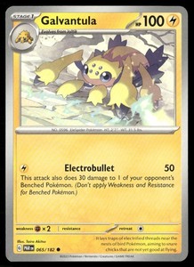 Galvantula 065/182 Paradox Rift Common Pokemon TCG