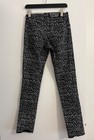 Vintage Lip Service Stretch Skinny Denim Jeans Black/White Graphic Print — photo 3