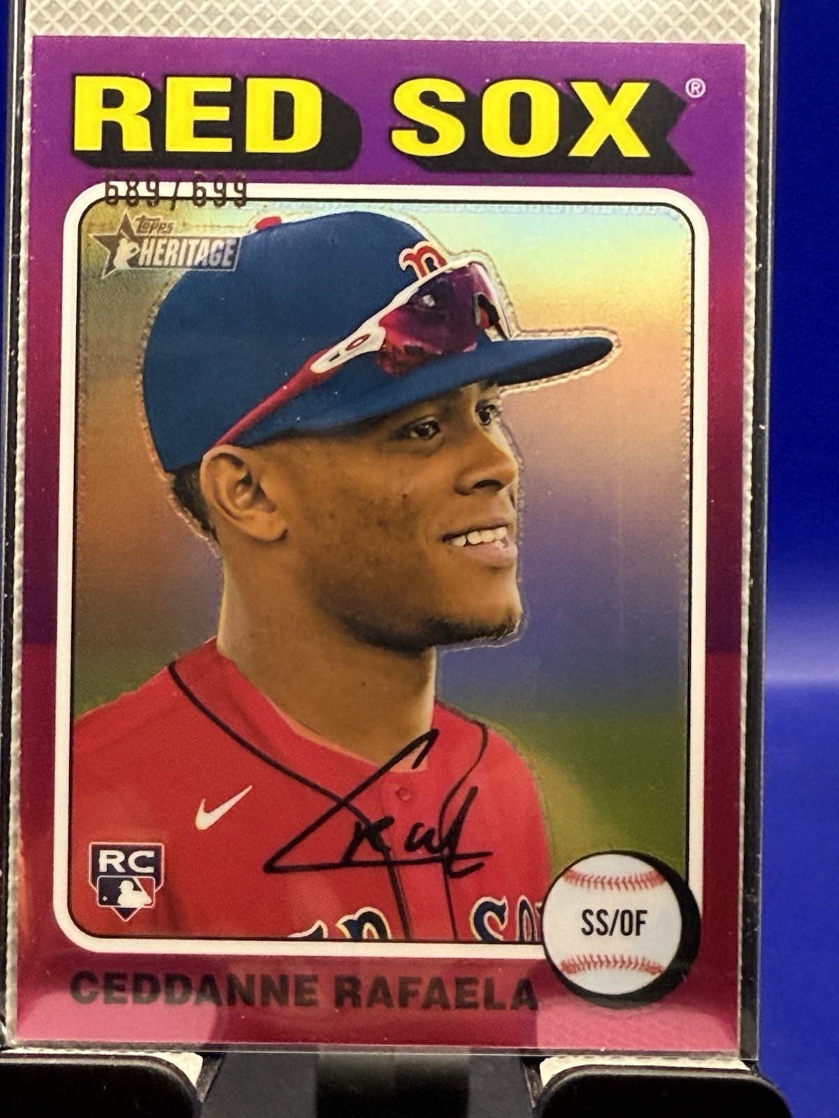 2024 Topps Heritage High Number Ceddanne Rafaela Chrome /699