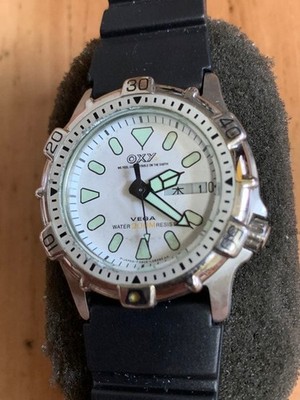 CITIZEN Vega OXY 6B08 Quartz Men s White Dial 38mm Watch Used