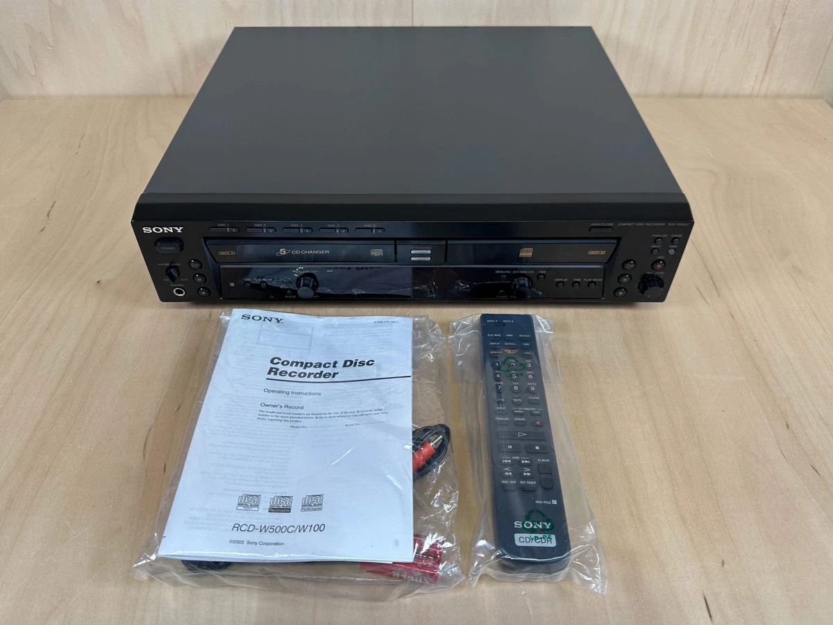 Sony Home Audio CD Recorders for sale | eBay