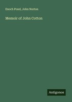 Enoch Pond (U. A.) | Memoir Of John Cotton | Taschenbuch | Englisch (2025)