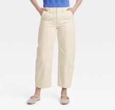 Universal Thread Goods Co. Women's Relaxed Fit Mid-Rise Barrel Leg Ankle Jeans 6