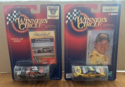 Dale Earnhardt #3 1993 Championship, Steve Park 1999 #1, Winners Circle 1/64