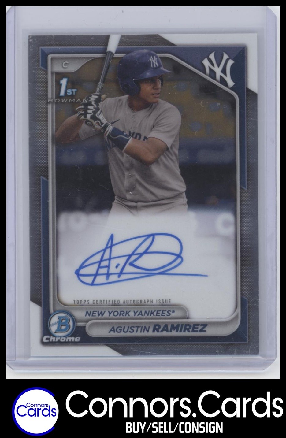 Agustin Ramirez Auto 2024 Bowman #CPA-AR Chrome Prospect Autographs 1st
