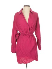 Zara Women Pink Casual Dress S