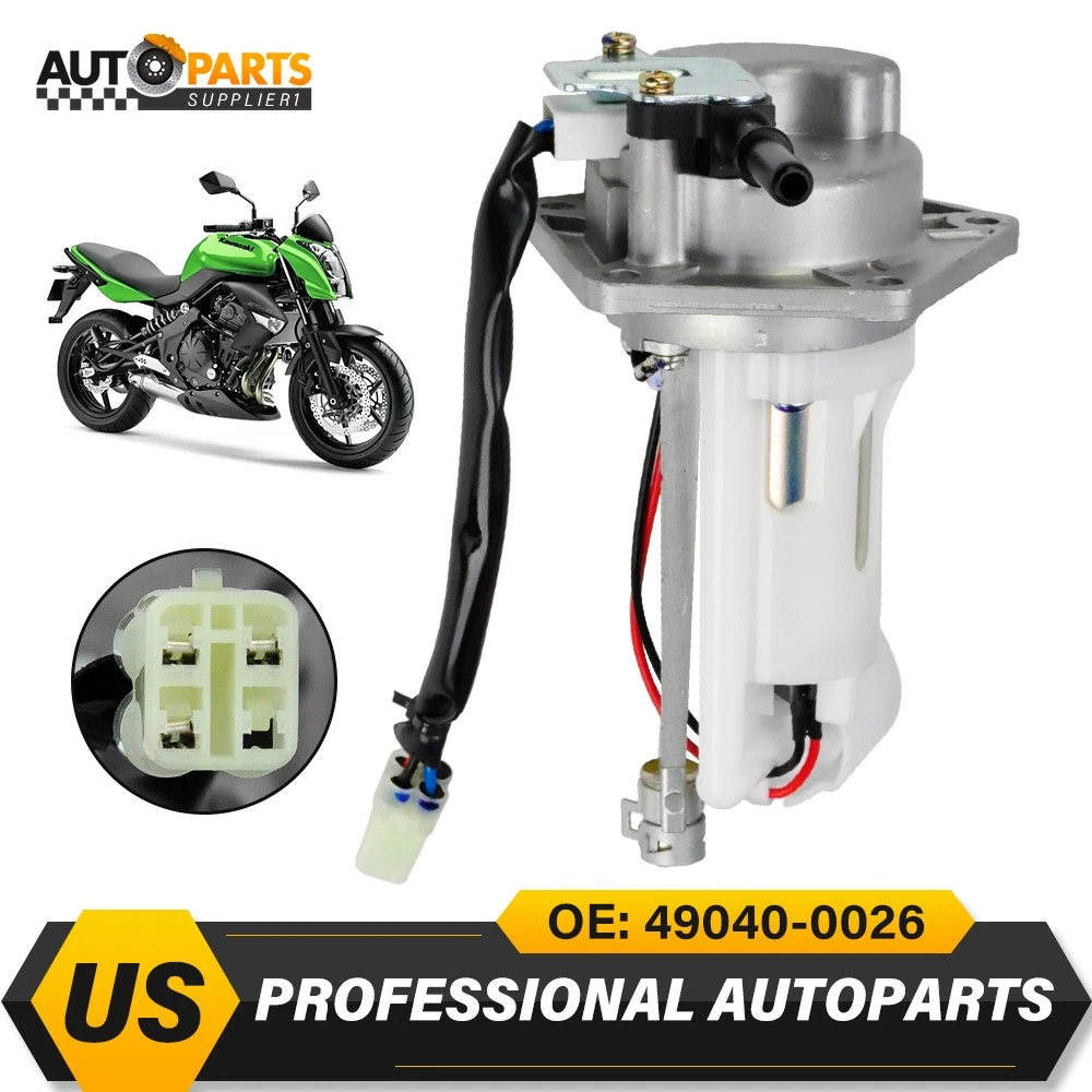QFS OEM In-Tank Fuel Pump Replacement For Kawasaki Concours 14 Ninja 1000 300 650 Versys 1000 650 Ninja ZX-10R Ninja ZX-14 Ninja ZX-6R Vulcan, 2007-2021, OEM 49040-0024, 49040-0727, 49040-0045 - View #9